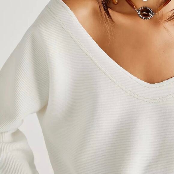 WE THE FREE x FREE PEOPLE | Viv Pullover Sweatshirt Top Loose Fit | Size Large - Picture 1 of 9